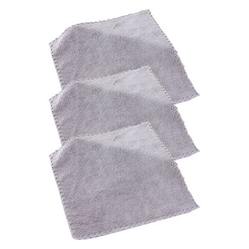 소니오 베이직 소프트 컬러 핸드타월 30 x 30 cm, 11 그레이, 3개