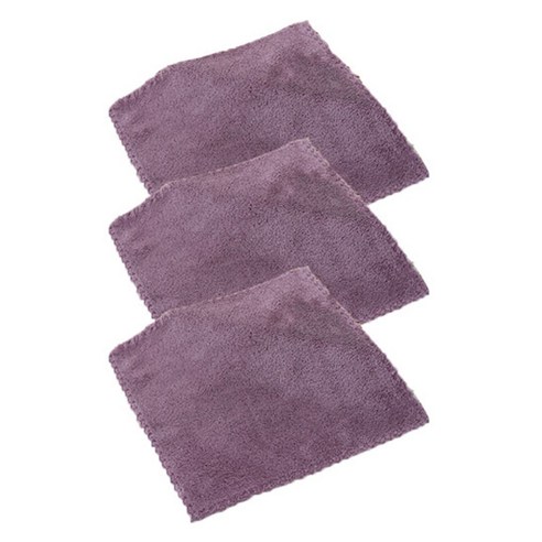 소니오 베이직 소프트 컬러 핸드타월 30 x 30 cm, 12 딥퍼플, 3개