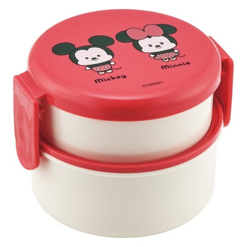 SKATER ONWR1AG 휴대용기 & 포크 500ml, 미니마우스, 1개