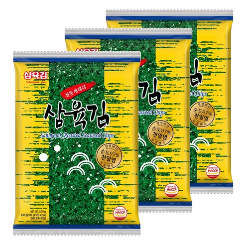삼육김 전장김, 20g, 3개