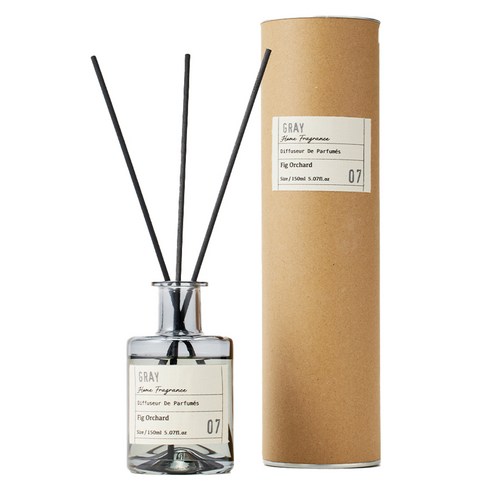 아로마코 컬러 디퓨저 세트, 컬러 그레이, 150ml, 1세트