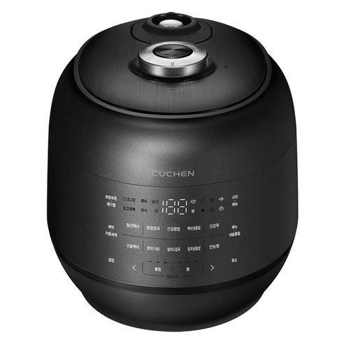 쿠첸 2.1기압 121+ 풀스테인리스 IH 전기 압력밥솥 10인용, CRT-RPS1091K, 블랙