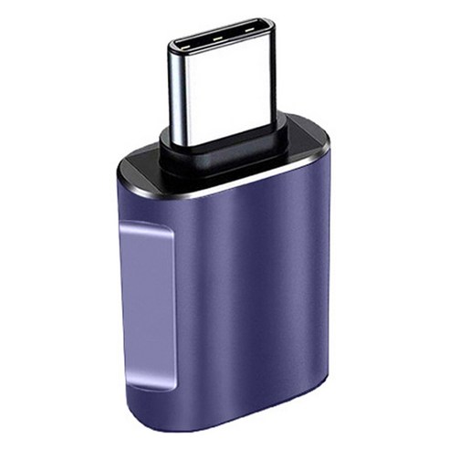 헨센 USB to C타입 컬러풀 변환젠더, 니켈그레이, 1개, 3cm