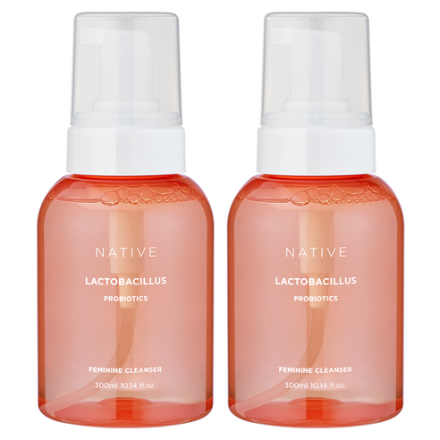 아브카 네이티브 유산균 락토케어 약산성 여성청결제, 300ml, 2개