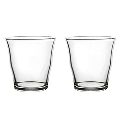 인블룸 웨이브 내열 강화 유리컵 190ml, 2개