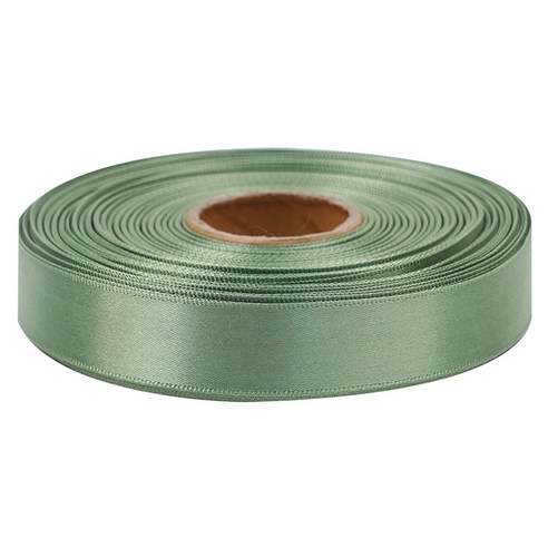 프리미엄 유광 단면 공단 리본 20mm, 41 진카키, 1개, 45m