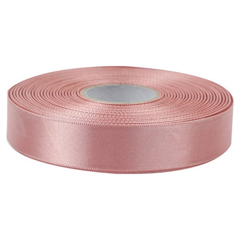 유광 단면 공단 리본 25mm, 33 감색, 1개, 45m