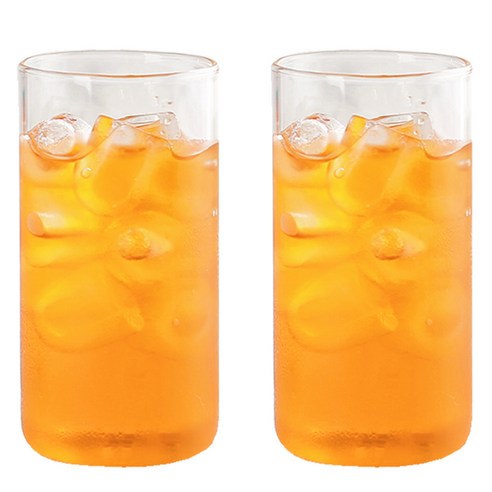 마카 내열유리컵 C-02 370ml, 2개