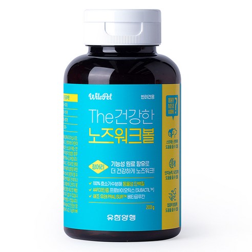 윌로펫 강아지 유한양행 The 건강한 가수분해 노즈워크 간식, 정어리, 200g, 1개