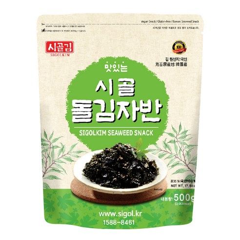 시골김 돌김자반, 500g, 1개