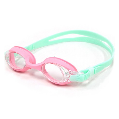 스쿠알로 주니어 수경 SG-3100J, 핑크 + 민트, 1개