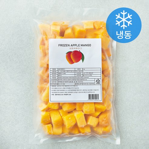 애플망고 (냉동), 2개, 1kg