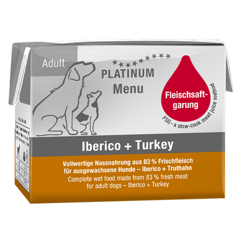 플래티넘 강아지 어덜트 메뉴 습식사료, 돼지, 90g, 1개