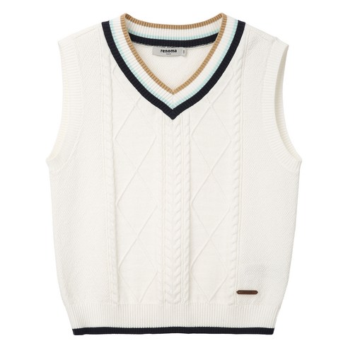 레노마키즈 남아용 자가드 니트 VEST R2431K402