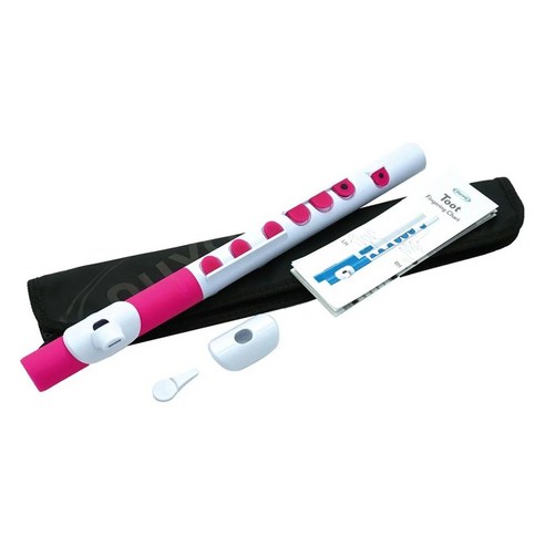 누보악기 NUVO TOOT플룻, 화이트 + 핑크, N420TWPK, 1개