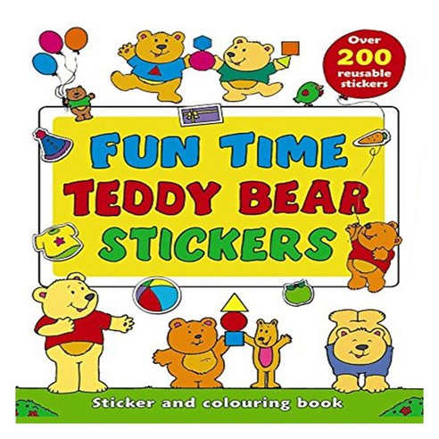 Fun Time Teddy Bear Stickers, Armadillo Books