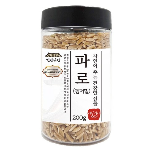 건강곡간 파로 엠머 밀, 200g, 1개