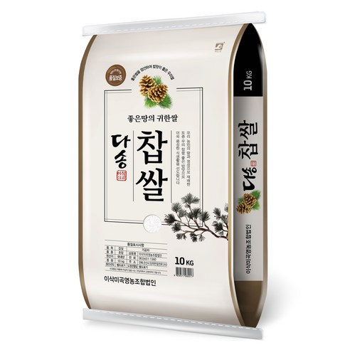 다송찹쌀, 그 고소한 맛과 풍미 찹쌀10kg