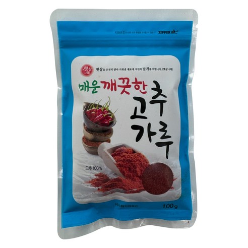 해가원 매운 깨끗한 고추가루, 100g, 2개