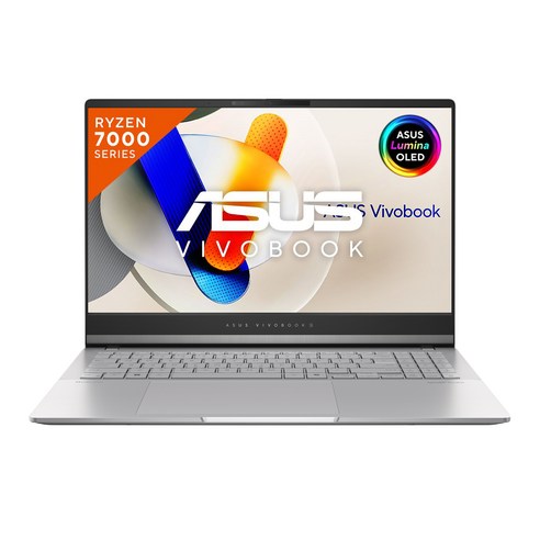 에이수스 2024 Vivobook S 15 OLED 라이젠5 7535HS 라디온, Cool Silver, M5506NA-MA057, 512GB, 16GB, Free DOS 
노트북