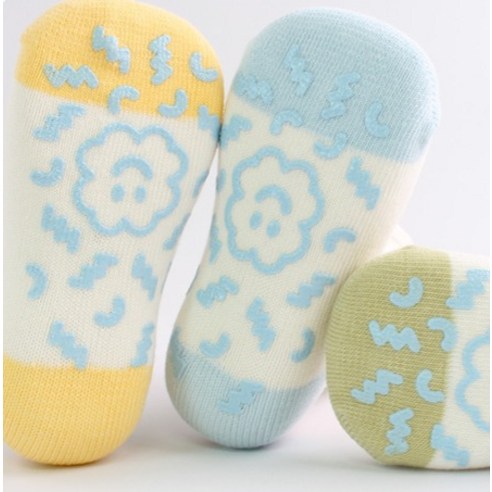 우리 아이 발에 행복을 신겨주세요: 비바세븐 아동용 위시 미끄럼방지 중목 양말