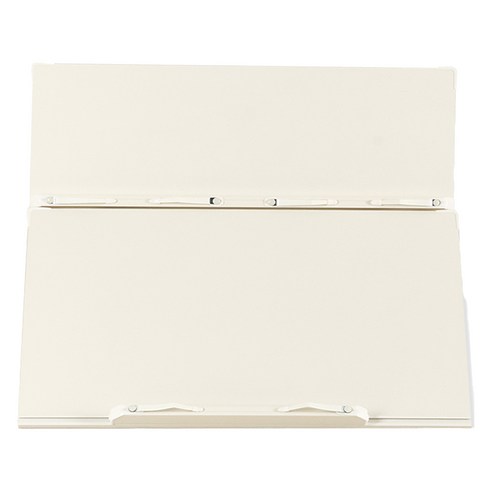 투코비 코마 15단 각도조절 2단 독서대 TC-R9-600, 화이트 크림