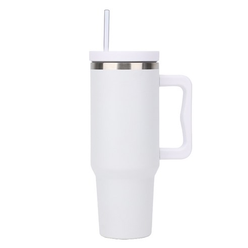 구우스 보온보냉 스텐 텀블러 GST-01, 화이트, 1.2L, 1개