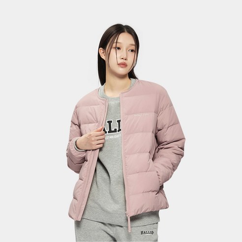 밸롭 남녀공용 슈드 다운 릴렉스핏 경량 패딩 자켓 BA4LDJU001