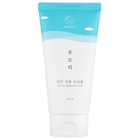 푸르리 아기 구름 수딩젤 160ml 4개 세트 유아스킨케어