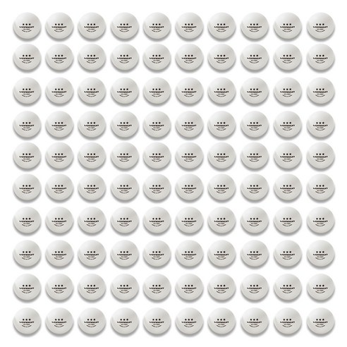 weinixun 배곧인터내셔널 ABS 연습용 탁구공 40mm, 화이트, 100개, 1개입