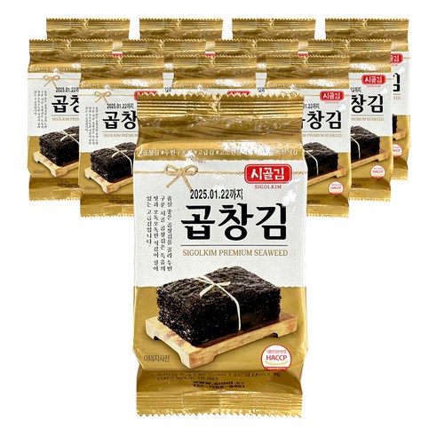 시골 곱창김, 12개, 5g