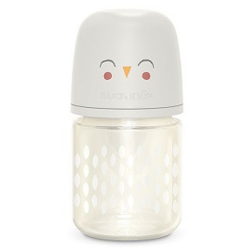스와비넥스 유아용 보노미아 프리미엄 안심 유리젖병, 패더크림, 1개, 120ml