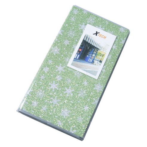 데이소이 슬림 패턴 미니 폴라로이드 앨범 9 x 6.2 cm, 16 그린스노우, 84매