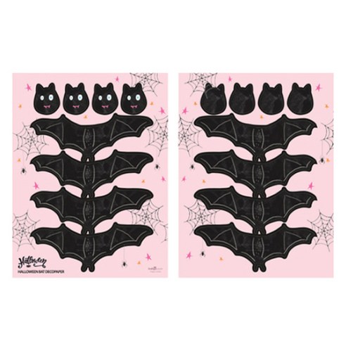 마켓감성 할로윈 막대 포장장식 30종 세트, 박쥐, 1세트