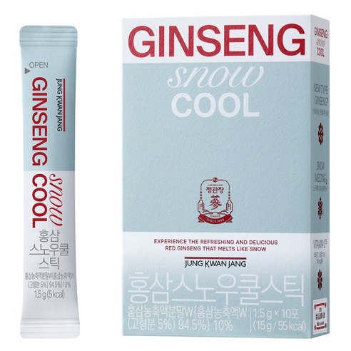 정관장 홍삼스노우쿨스틱 10p, 15g, 1개