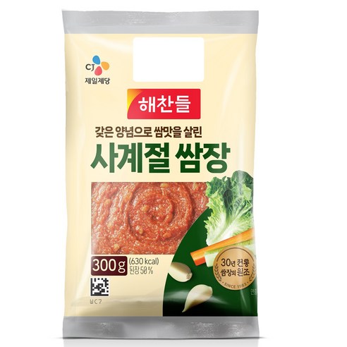 해찬들 사계절쌈장, 300g, 1개
