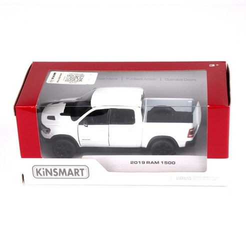 킨스마트 2019 닷지 램 1500 RC카 KT5413_WHITE, 화이트, 1개