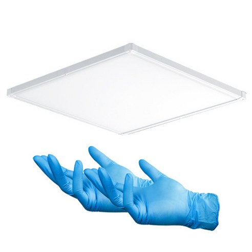 데이온 LED 직하 엣지 직부타입 조명 50W + 니트럴 장갑 2p 세트, 주광색 led평판등 데이온 LED 직하 엣지 직부타입 조명 50W + 니트럴 장갑 2p 세트, 주광색 led평판등