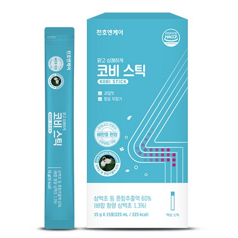 천호엔케어 코비 스틱 15p, 225ml, 1개