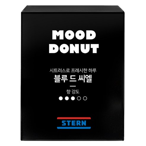 스턴 무드도넛 차량용 방향제, 3개, 프레쉬 코튼