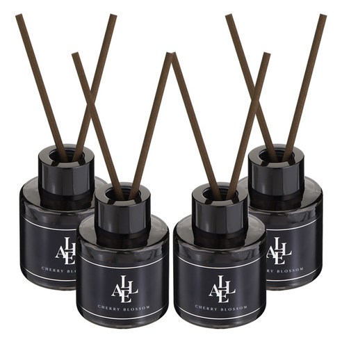 알레 블랙 디퓨저, 4개, 50ml, 체리블라썸