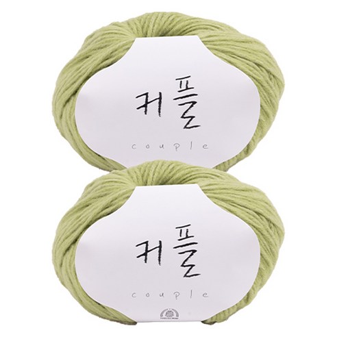 커플 뜨개실, 117 파스텔그린, 2개