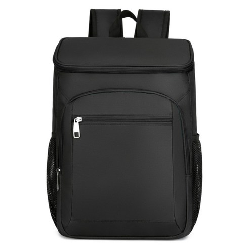Ez2mk G9 대용량 피크닉 보온 보냉 백팩, 블랙, 30L