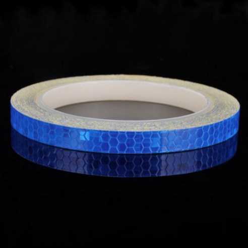 오토크루 고휘도 차량용 야간 안전 라인 반사스티커 AC-21, 블루, 1개