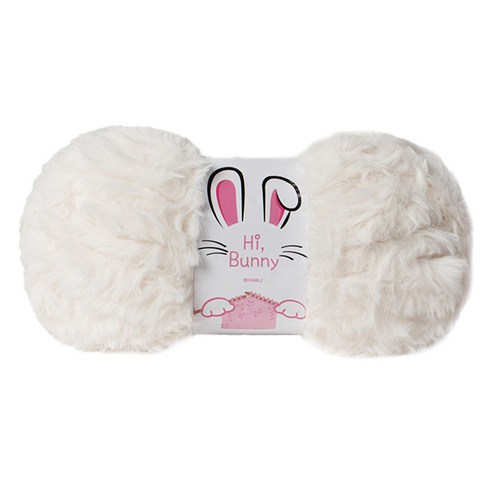 yarna 하이 바니 털실 100g, 02아이보리, 1개
