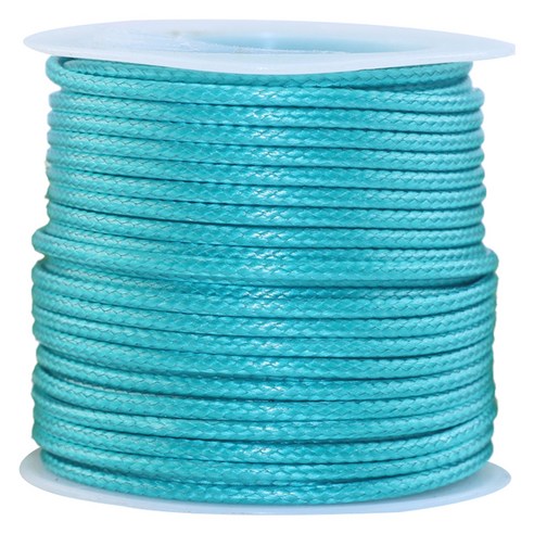 마다꾸미 가죽끈 DIY 포장용 팔찌만들기 재료 1.5mm x 10m, 티파니블루, 1개