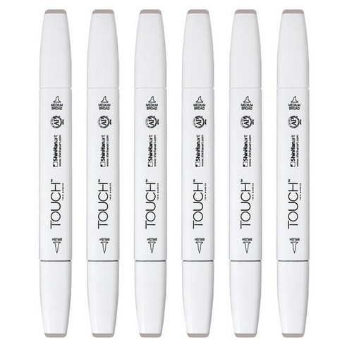 터치 트윈 브러쉬 마카 WG 4 WARM GREY, 6개, 1색