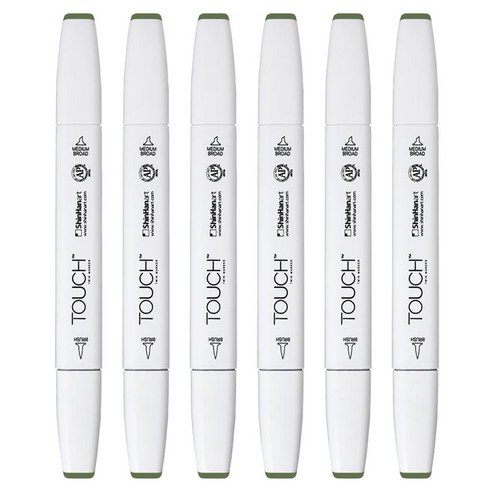 터치 트윈 브러쉬 마카 231 SEAWEED GREEN, 6개, 1색