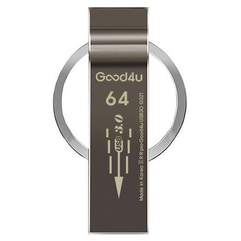 굿포유 메탈링 USB3.0 메모리 G321, 64GB