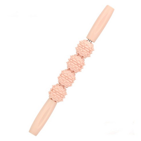 피어니스트 종아리 롤러 스틱 38cm, 핑크, 1개